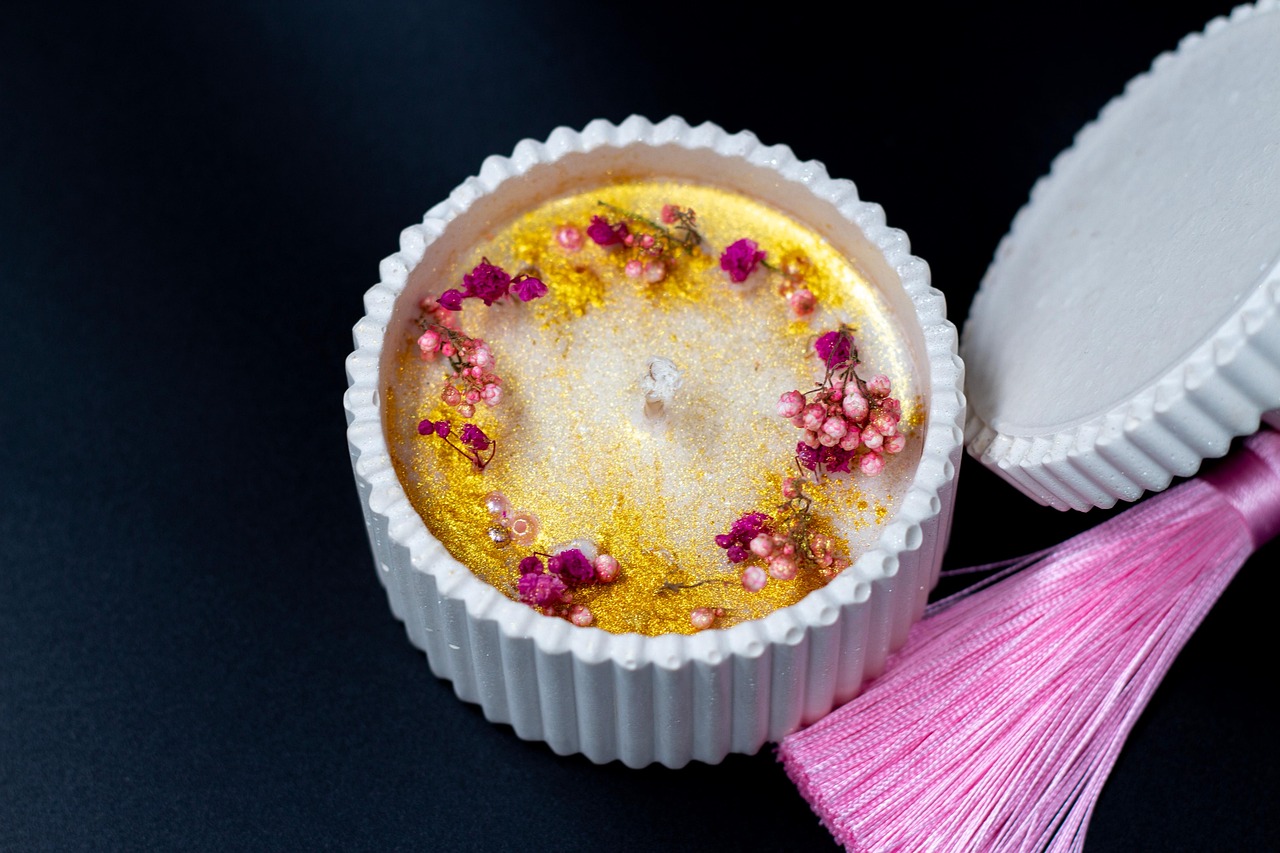 Lilin aromaterapi buatan tangan